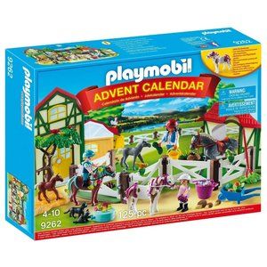 PLAYMOBIL 9262 Advent Calendar - Horse Farm  Christmas  New in Box